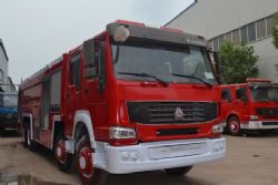 HOWO前四后八水罐消防車(16-20T)