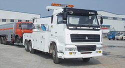 斯太爾后雙橋清障車