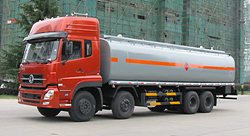 東風天龍前四后八油罐車 